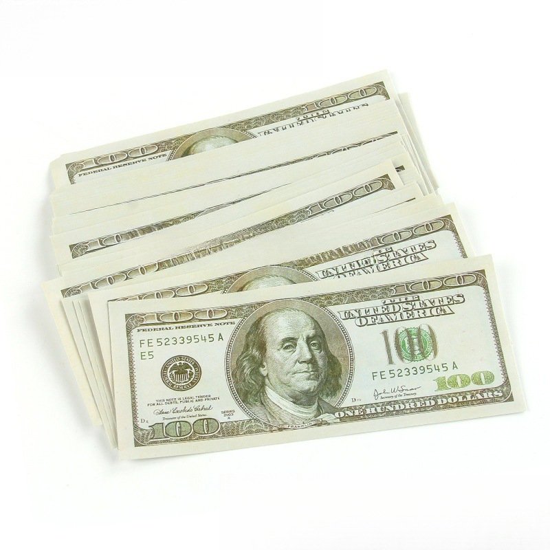 Creative and fun color Printing cartoon handkerchief Tissue portable small bagRestaurant simulation Dollar printing