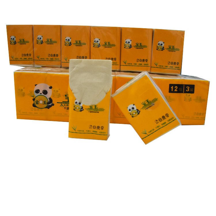 3-layer pure wood pulp handkerchief, wettable tissue paper, mini napkins, suitable for travel and home use.