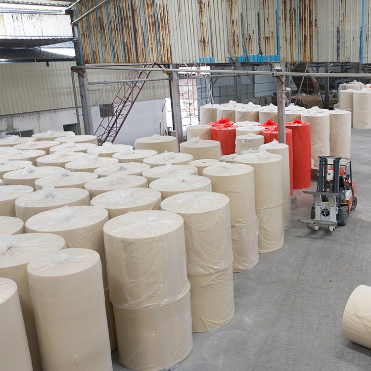 supply high quality 1ply virgin pulp wood paper jumbo roll napkins tissue paper jumbo roll napkin paper