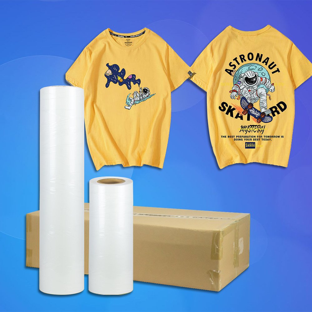 High Quality DTF Heat Transfer Film PET Material for Printing on textile printing