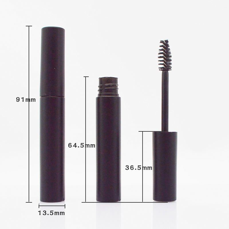Empty Eyelash Mascara Tube with Brush Custom Gold Mascara Wand Tubes Silk Screen Printing