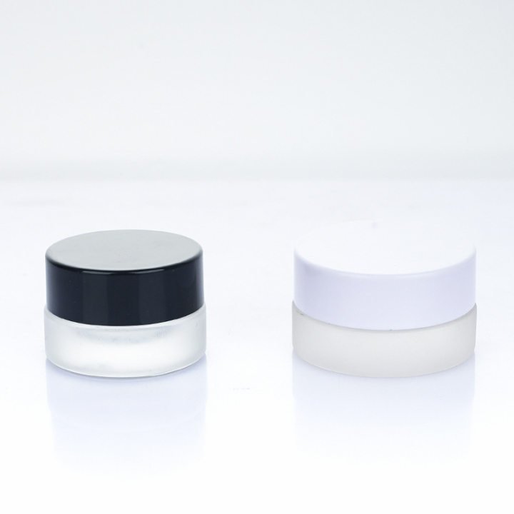 3g/5g customized logo printed eye cream bottles and eye cream glass jar with lid