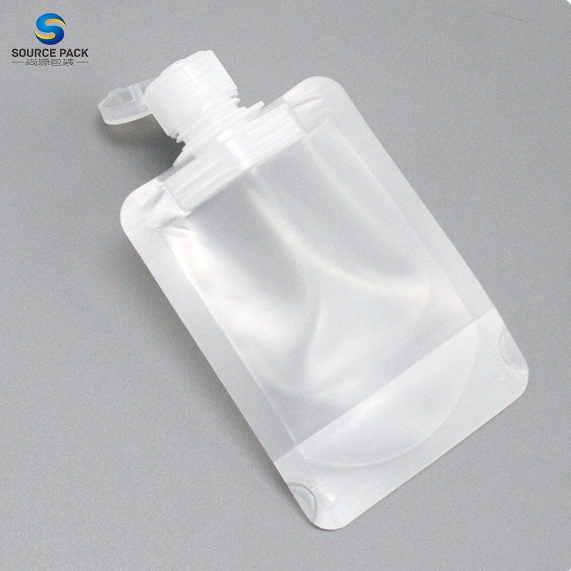 Eco Friendly Biodegradable Kraft Refill Spout Pouch Liquid Hand Soap Stand Up Bag