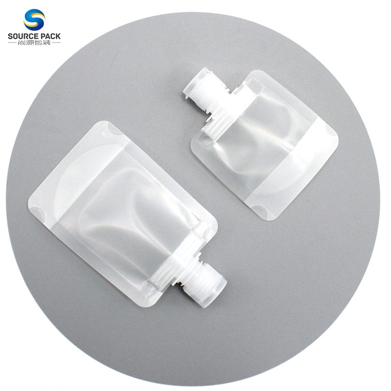 Eco Friendly Biodegradable Kraft Refill Spout Pouch Liquid Hand Soap Stand Up Bag