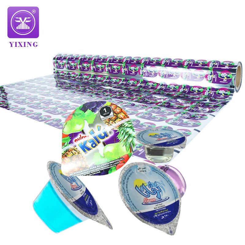 Disposable Jelly Cup Packaging Transparent Custom Plastic Jelly Cups Mini Small Mouth Wash Container Jelly Lid For Cup Sealing
