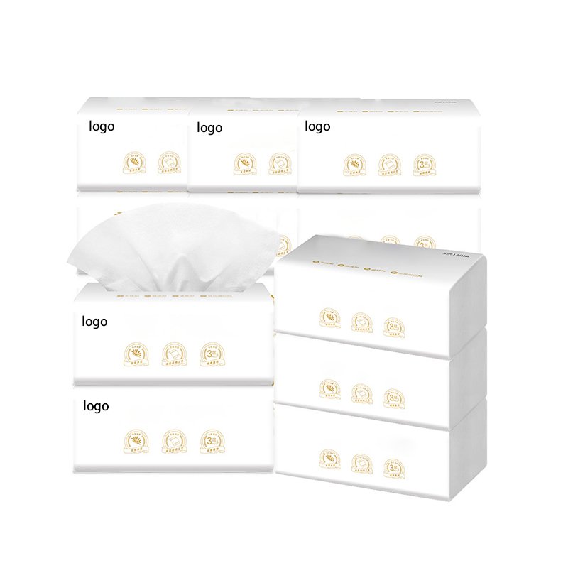 Hot Sale Ultra Soft Premium Custom Logo Organic Cheap Price 2 Ply 3 Ply 4 Ply Durability Facial Tissue Paper