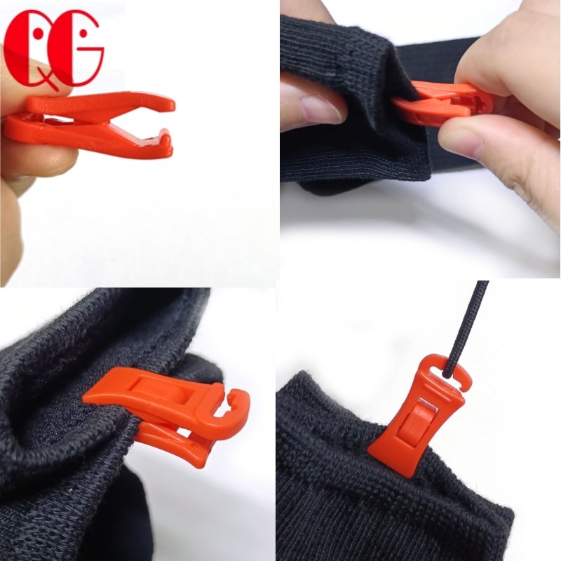 Plastic Socks Clamps Clips with Hook for clothing laundry socks hanging small handkerchiefs scarves home accessories