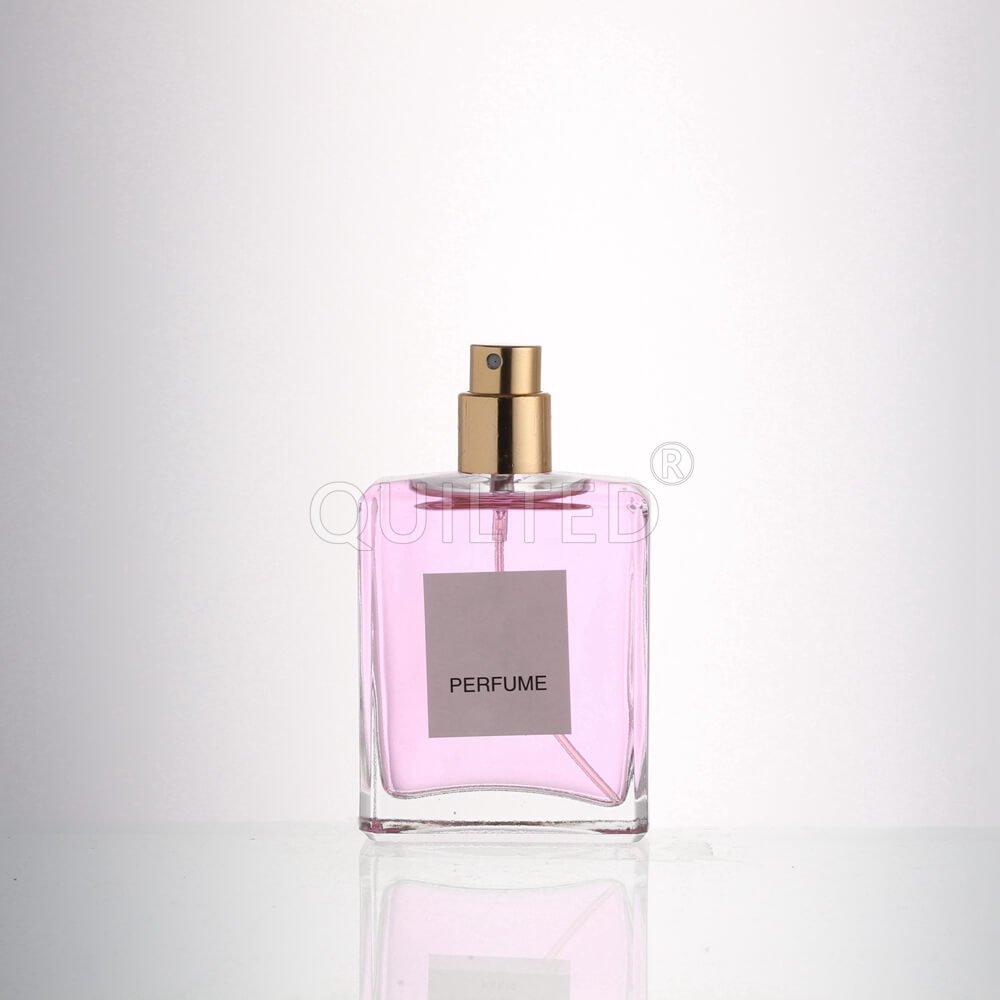 Wholesale Square 30ml 50ml 100ml Luxury Empty Black Perfume Bottles Glass