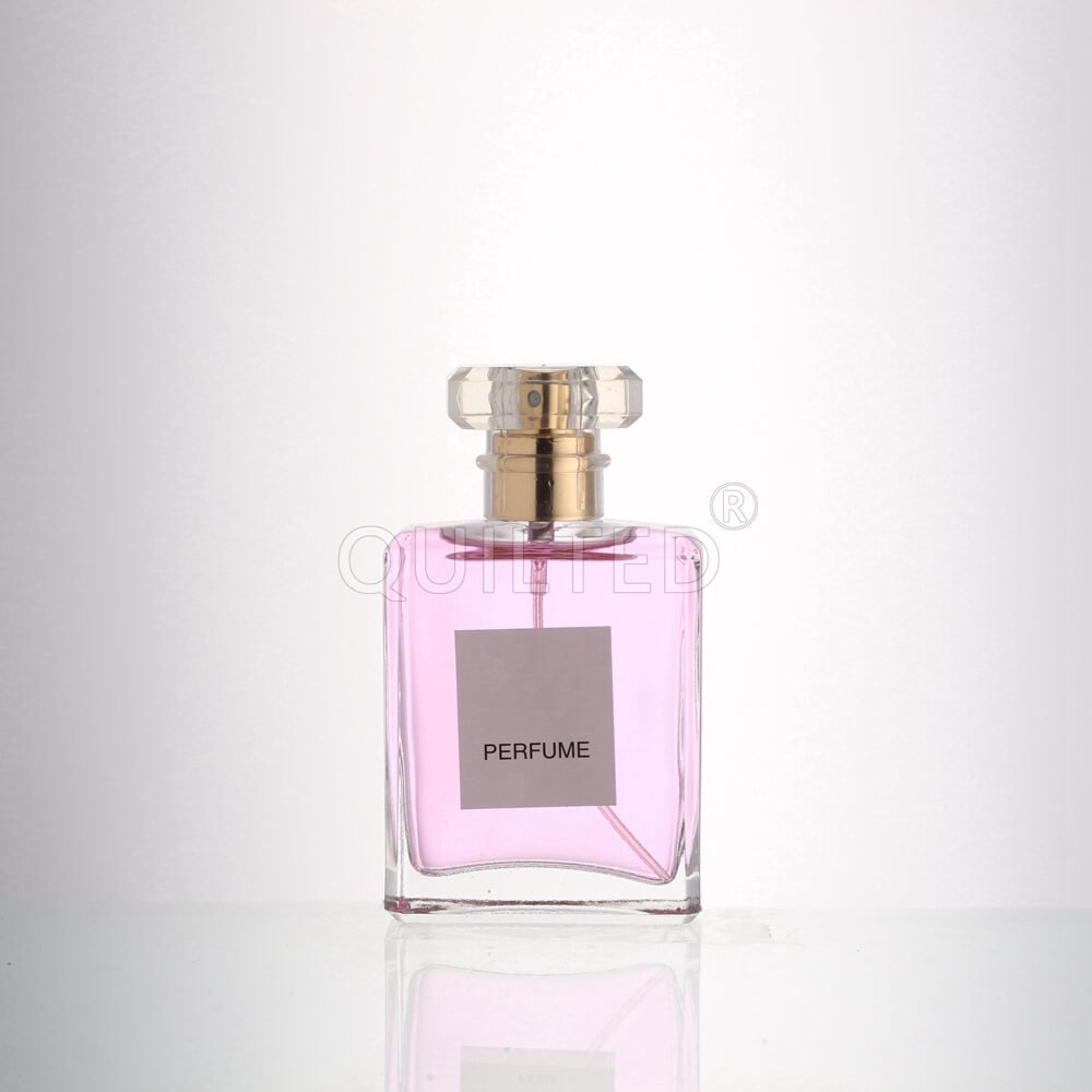 Wholesale Square 30ml 50ml 100ml Luxury Empty Black Perfume Bottles Glass