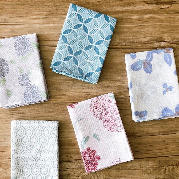 Wholesale High Quality Cotton Square Scarf Handkerchiefs From Japan