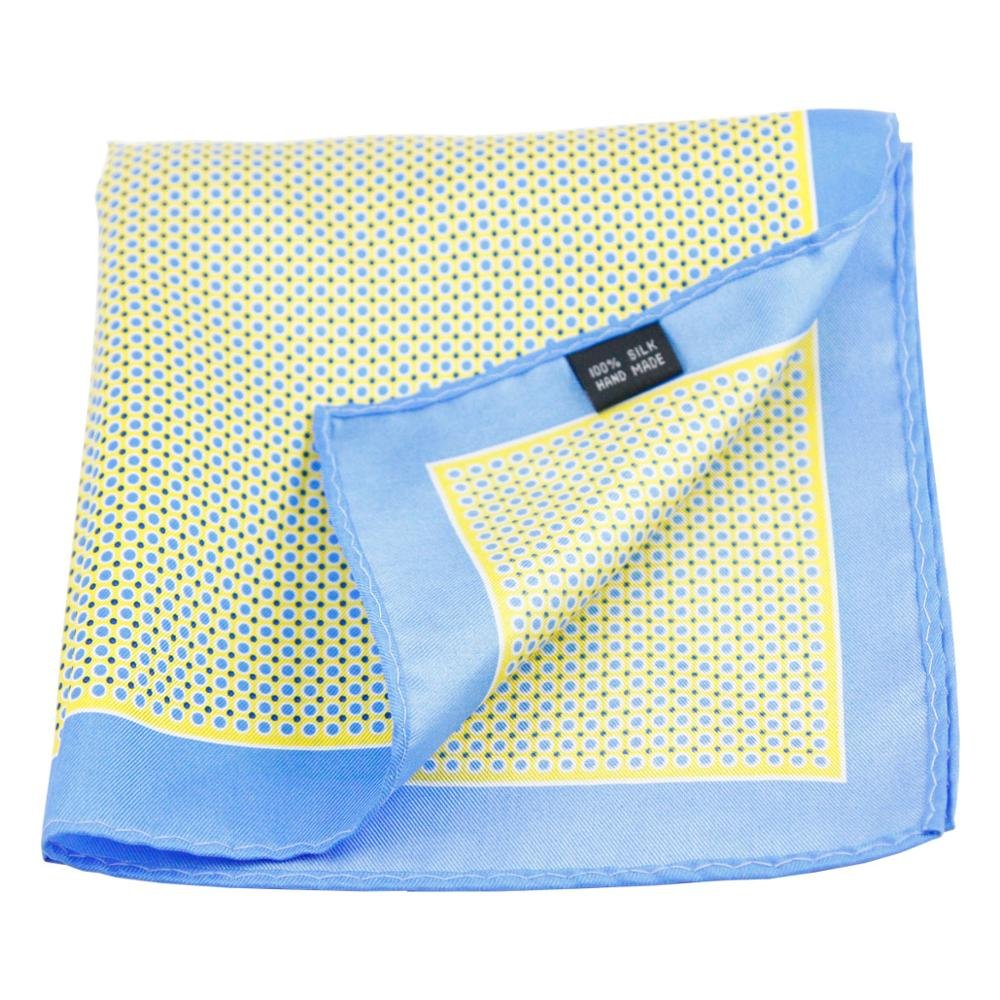 Men And Ladies Custom Printed Silk Pocket Square 100% Silk Handkerchief