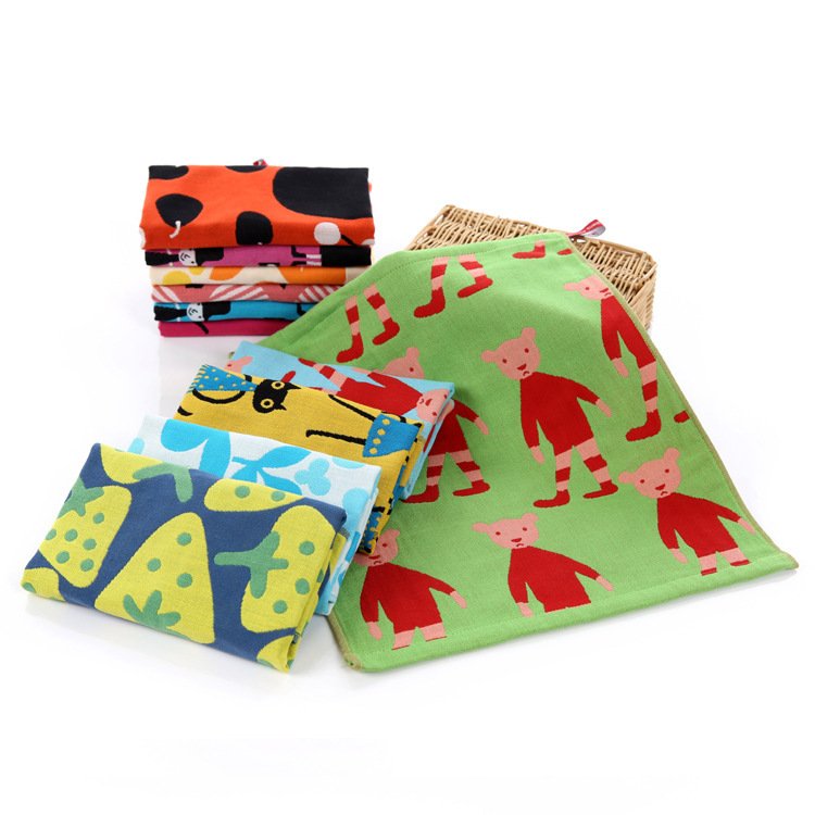 3 Layer Gauze 100% Cotton Towel Baby Rectangle Saliva Towel Hand Face Kindergarten Handkerchief Towel