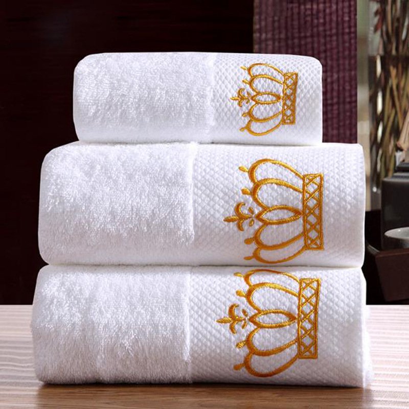 Hotel square scarf & handkerchiefs wholesale custom logo towels luxury cotton bath set for bathroom hotel Homestay