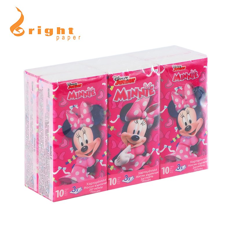 Custom Logo 2ply/3ply Paper White Facial Tissue paper handkerchief supplier Pocket tissue paper