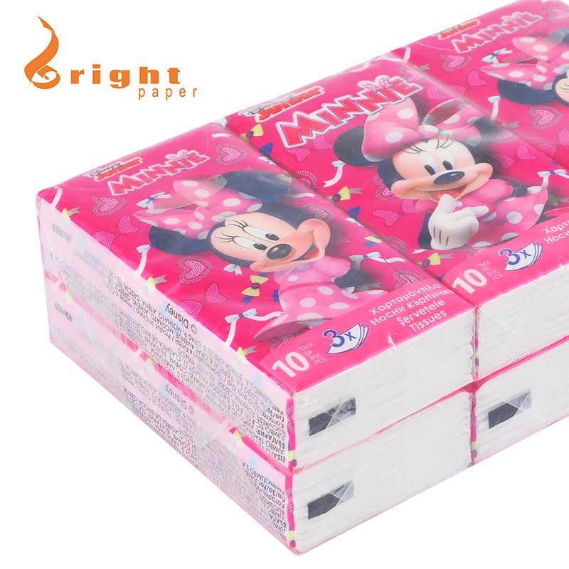 Custom Logo 2ply/3ply Paper White Facial Tissue paper handkerchief supplier Pocket tissue paper
