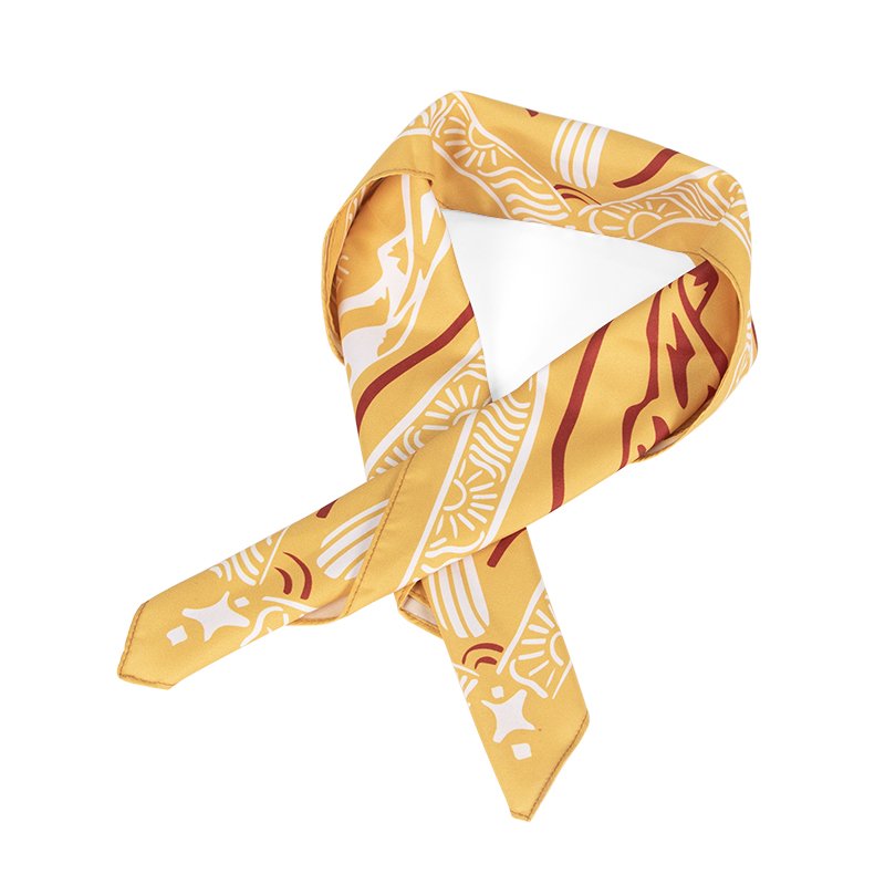 Custom Fashion Square Bandana Polyester Square Scarf handkerchief