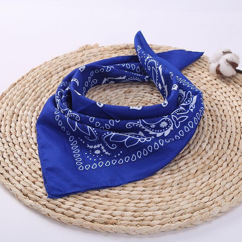 22*22inch Bandannas Cheap 100% cotton multifunctional neck paisley bibs Handkerchief bandanas