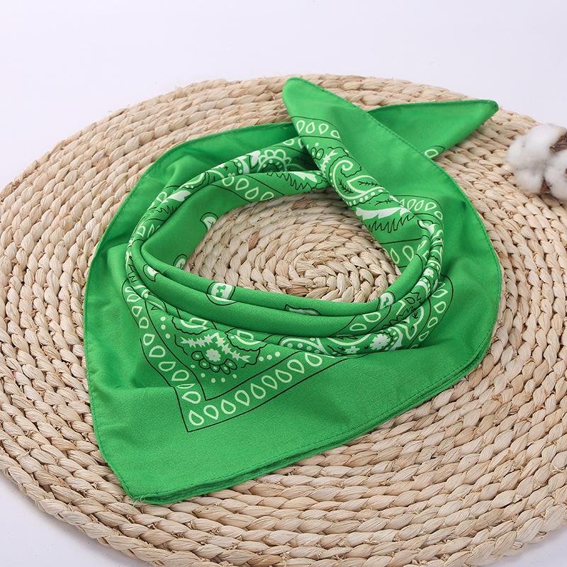 22*22inch Bandannas Cheap 100% cotton multifunctional neck paisley bibs Handkerchief bandanas