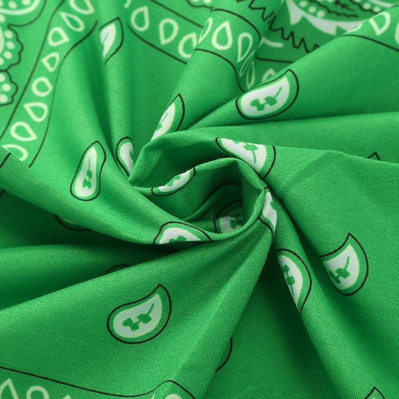 22*22inch Bandannas Cheap 100% cotton multifunctional neck paisley bibs Handkerchief bandanas