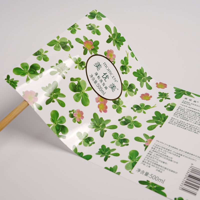 Custom Waterproof vinyl Plastic bottle sticker Glass bottle label packaging Adhesive