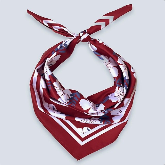 bandana Custom Newest Digital Printing design Low Price High Quality Pure cotton head Scarf lady hair designer scarfs