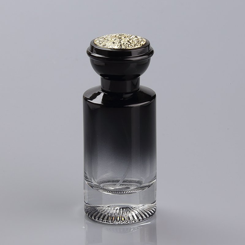 50ml shiny hot empty luxury perfume glass bottle set