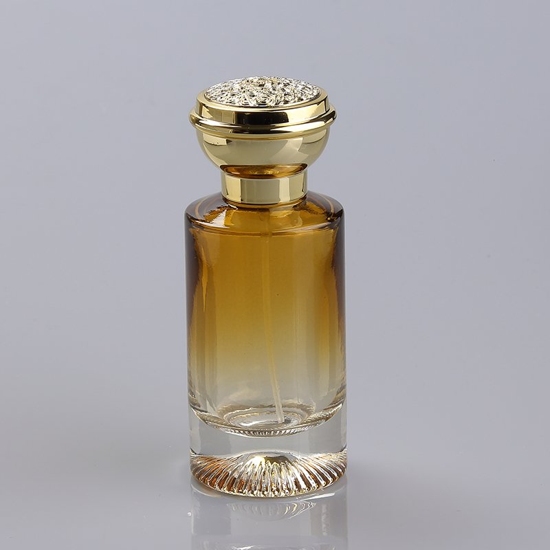 50ml shiny hot empty luxury perfume glass bottle set