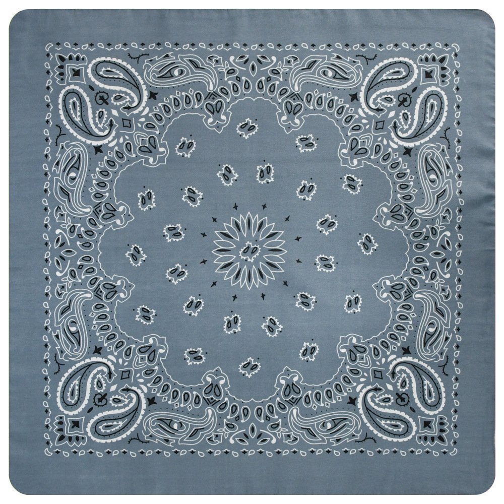 Custom Women Large Bandana Handkerchief Wholesale Colorful Tie Dye Paisley Cowboy Hair Wrap Scarfs For Men