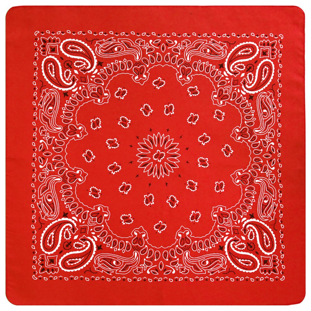 Custom Women Large Bandana Handkerchief Wholesale Colorful Tie Dye Paisley Cowboy Hair Wrap Scarfs For Men