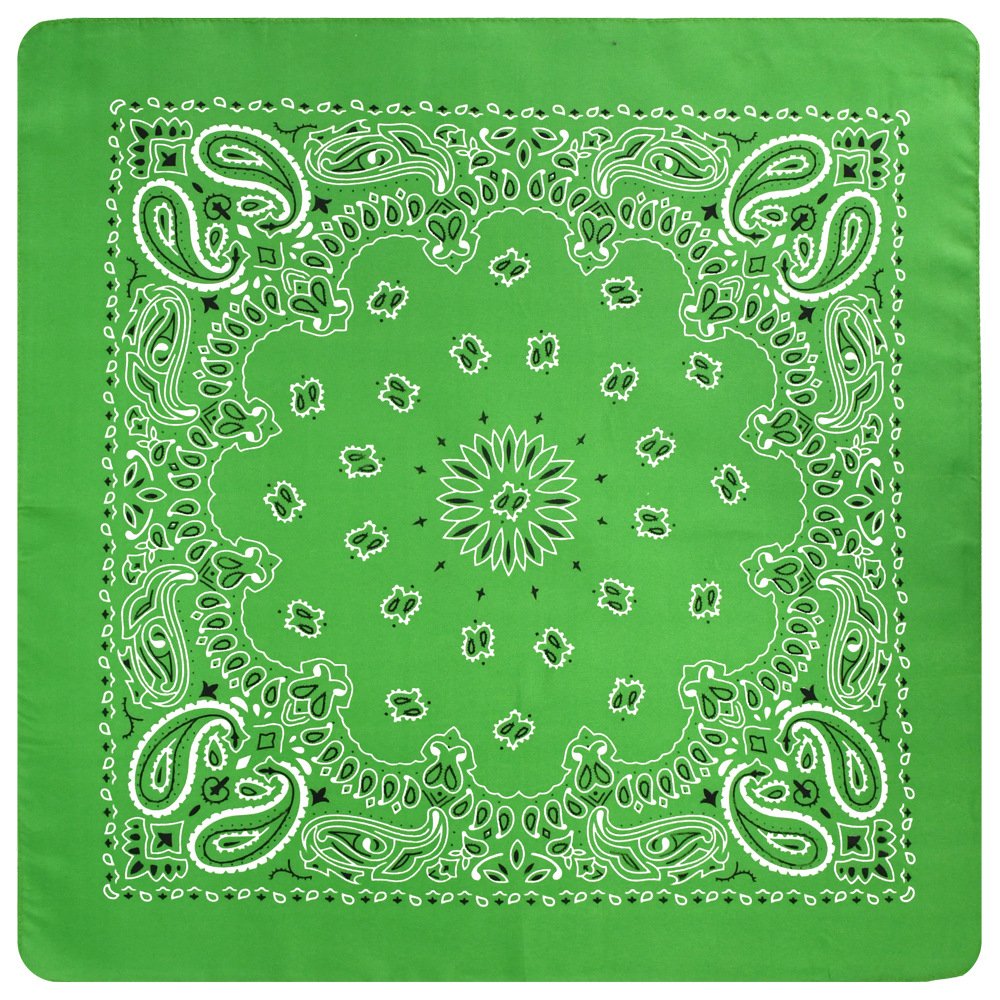 Custom Women Large Bandana Handkerchief Wholesale Colorful Tie Dye Paisley Cowboy Hair Wrap Scarfs For Men