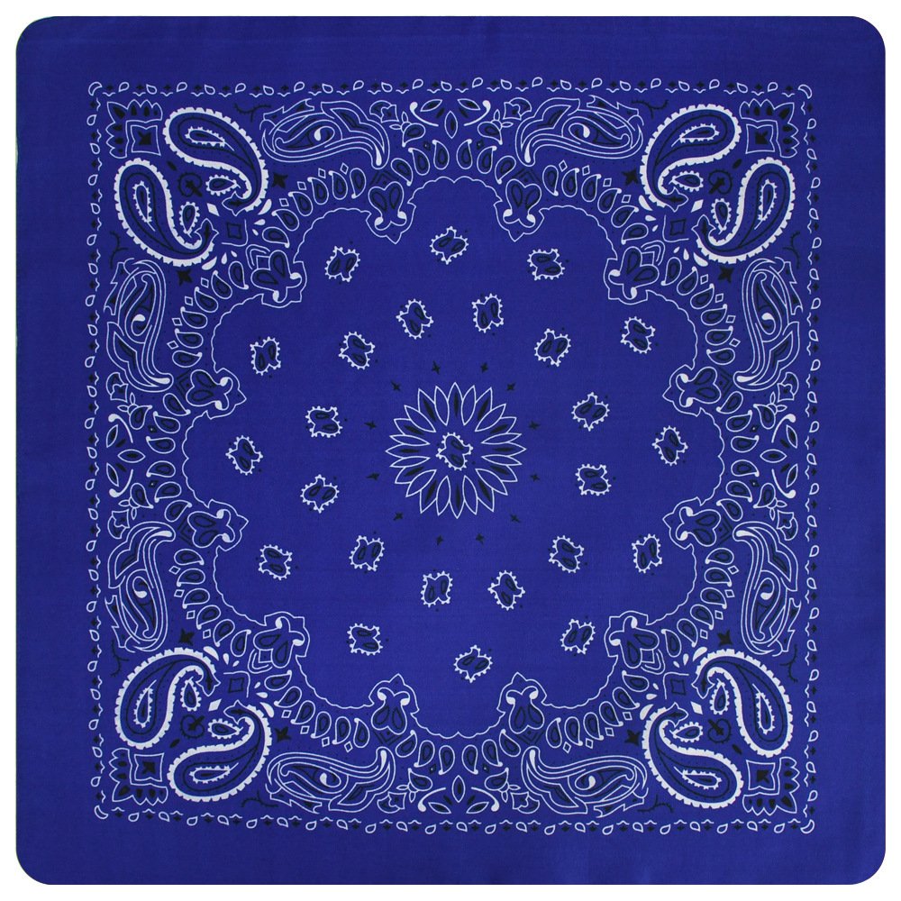 Custom Women Large Bandana Handkerchief Wholesale Colorful Tie Dye Paisley Cowboy Hair Wrap Scarfs For Men