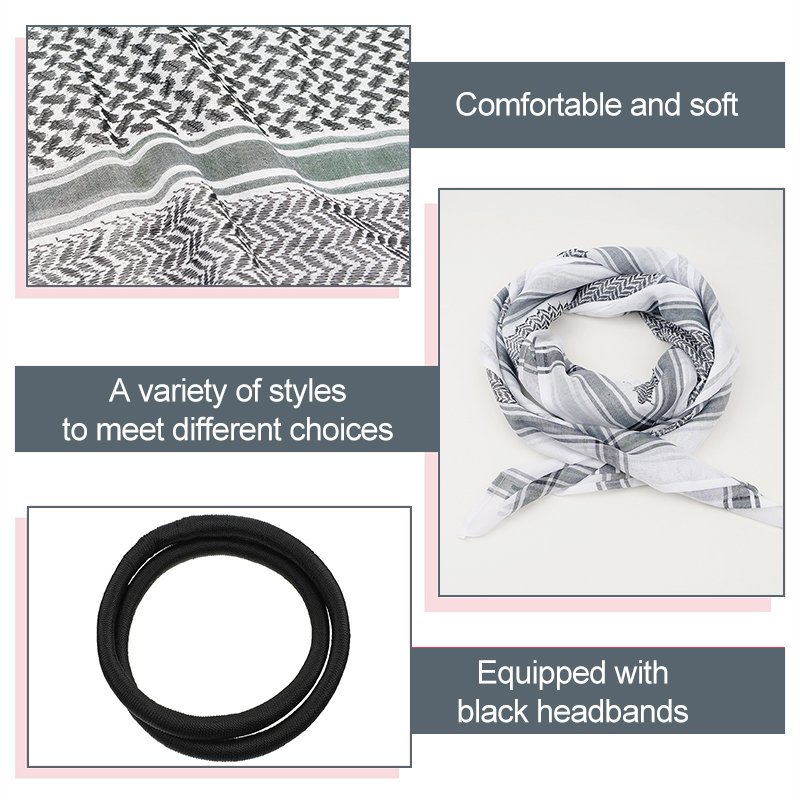 Mens Muslim Islamic Hijab Cap Turban Hats Arab handkerchief kerchief Agal Scarf Yashmagh