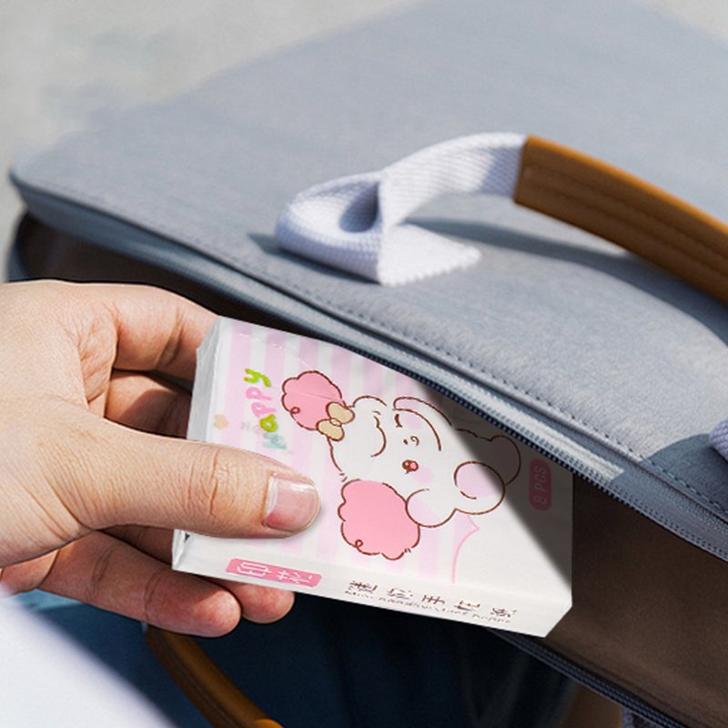 China Factory Supply OEM Printing Pocket Tissue Soft 3 Layers Virgin Pulp Handkerchief Papers Daily Travel Use Free Sample