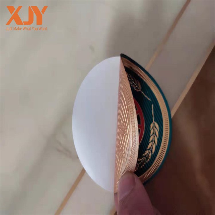 XJY luxury premium quality custom waterproof beer can label large roll beer sticker printing
