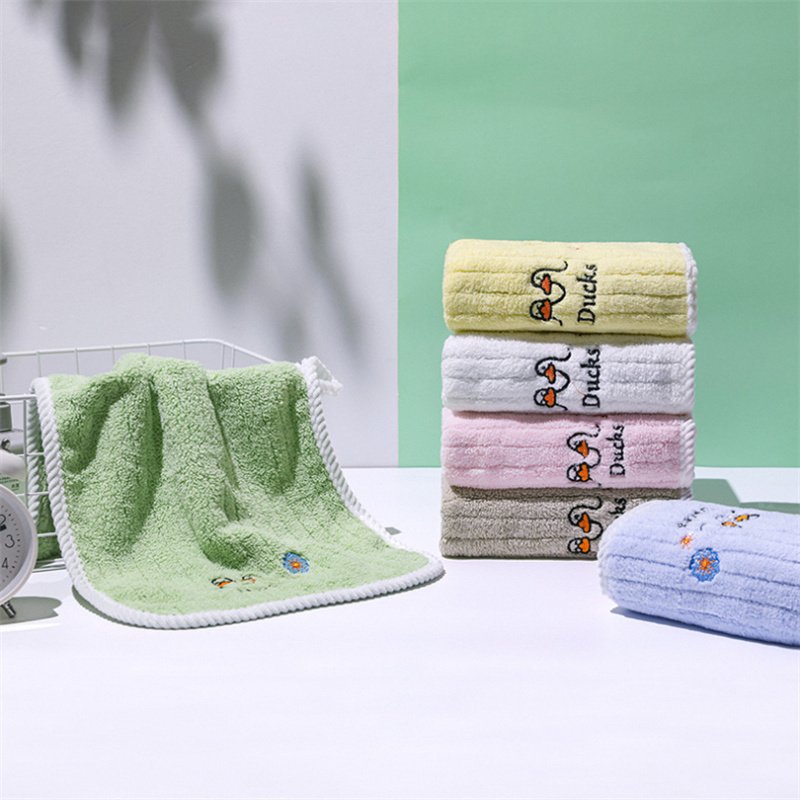 2024 Wholesale New Children'S Face Towel Coral Velvet Saliva Towel Hand Kindergarten Handkerchief Bath Towel
