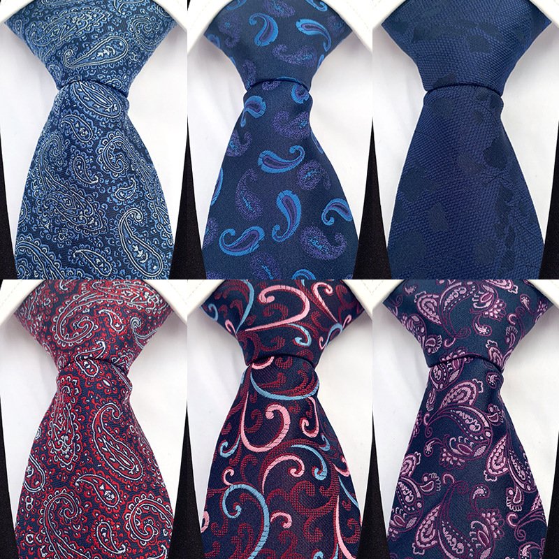 Custom LOGO Gift Box Men Groom Tie and Pocket Square Set Business with Cufflinks