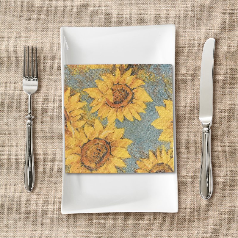 Hot sale Party wedding birthday Christmas exclusive style custom 1/4 Dinner Napkins Paper Napkin Christmas Paper Color
