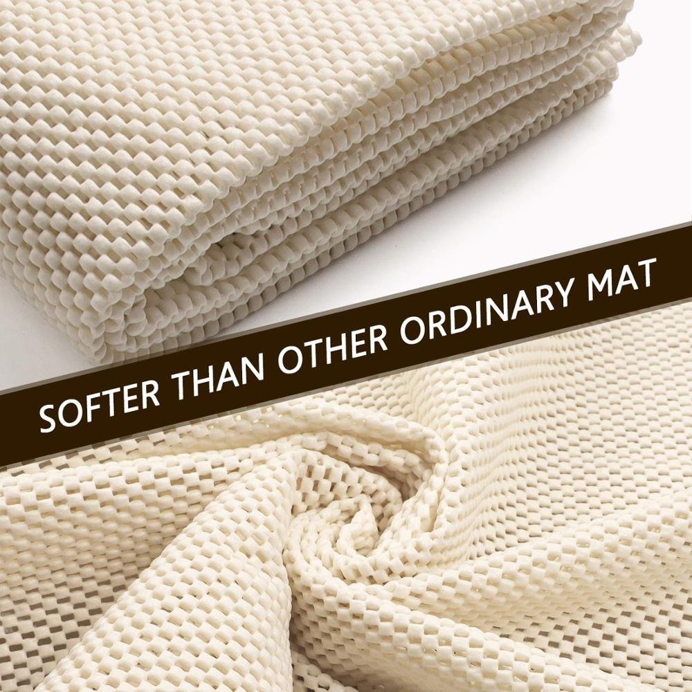 120 x 180cm Anti-Slip Rug Underlay Multi-Purpose Non-Slip Gripper Rug Pad Mat Foam Material for Door Space Keeps Rugs Safe Place