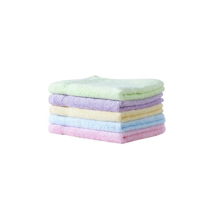 Bamboo charcoal fiber small handkerchief children's handkerchief and face towel are soft and absorbent