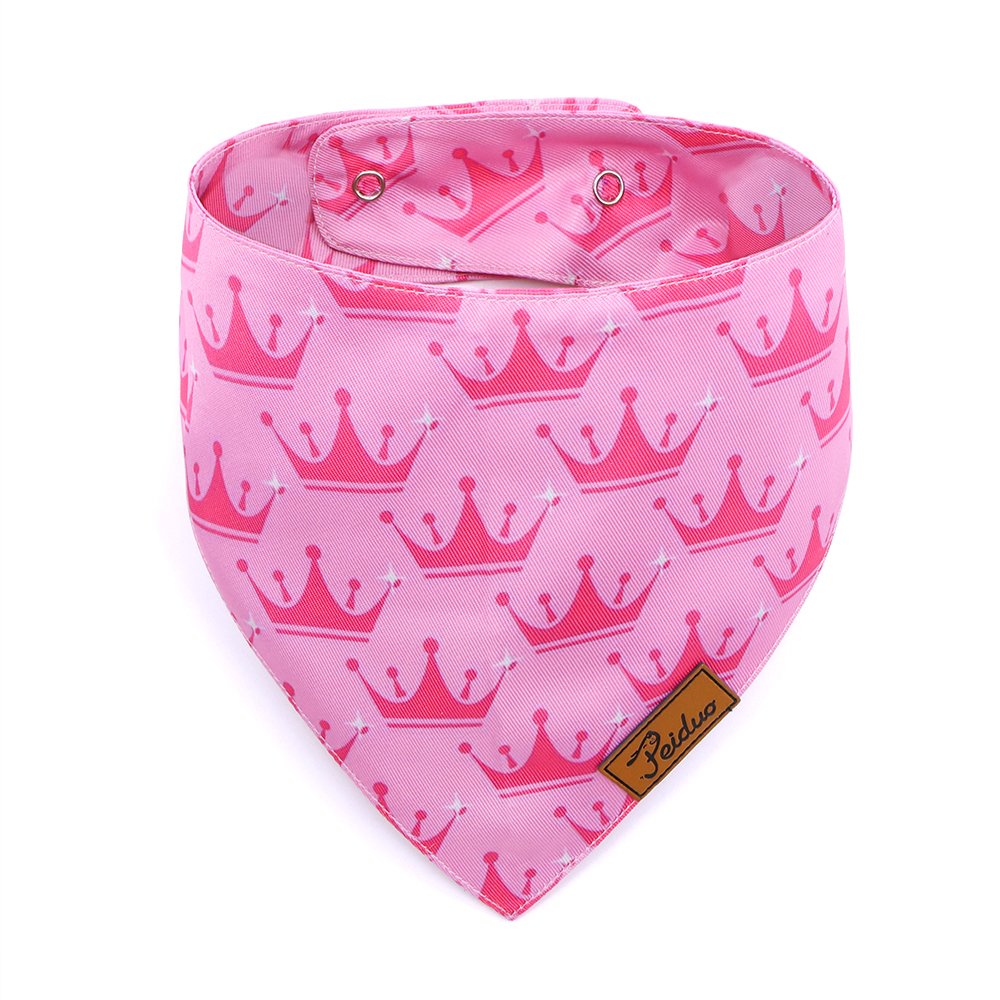 Floral Series Dog Bandana Cotton Bandanas Handkerchiefs Scarfs Triangle Bibs Accessories for Small Medium Large Dogs Puppies Pet