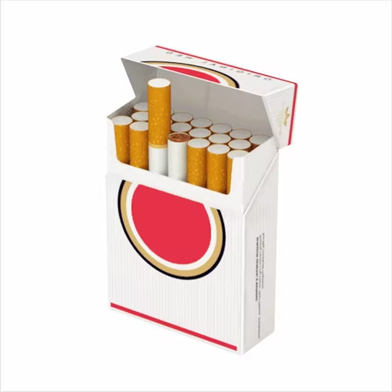 Custom Logo Printed Luxury Size Cigarette Packaging Style Boxes Cigarette Paperboard Cardboard Box