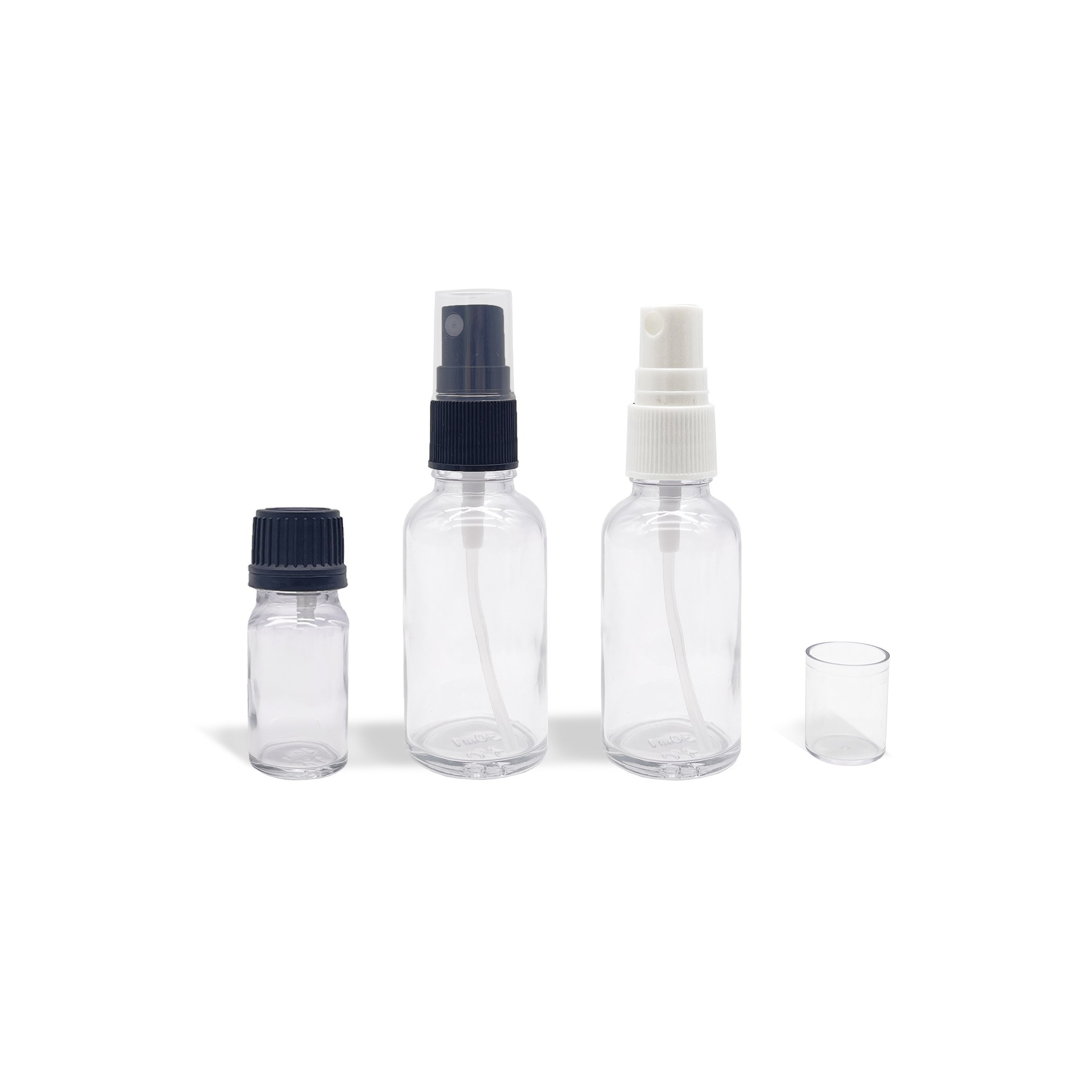 50ml 100ml Clear glass dropper bottle essential oil bottle