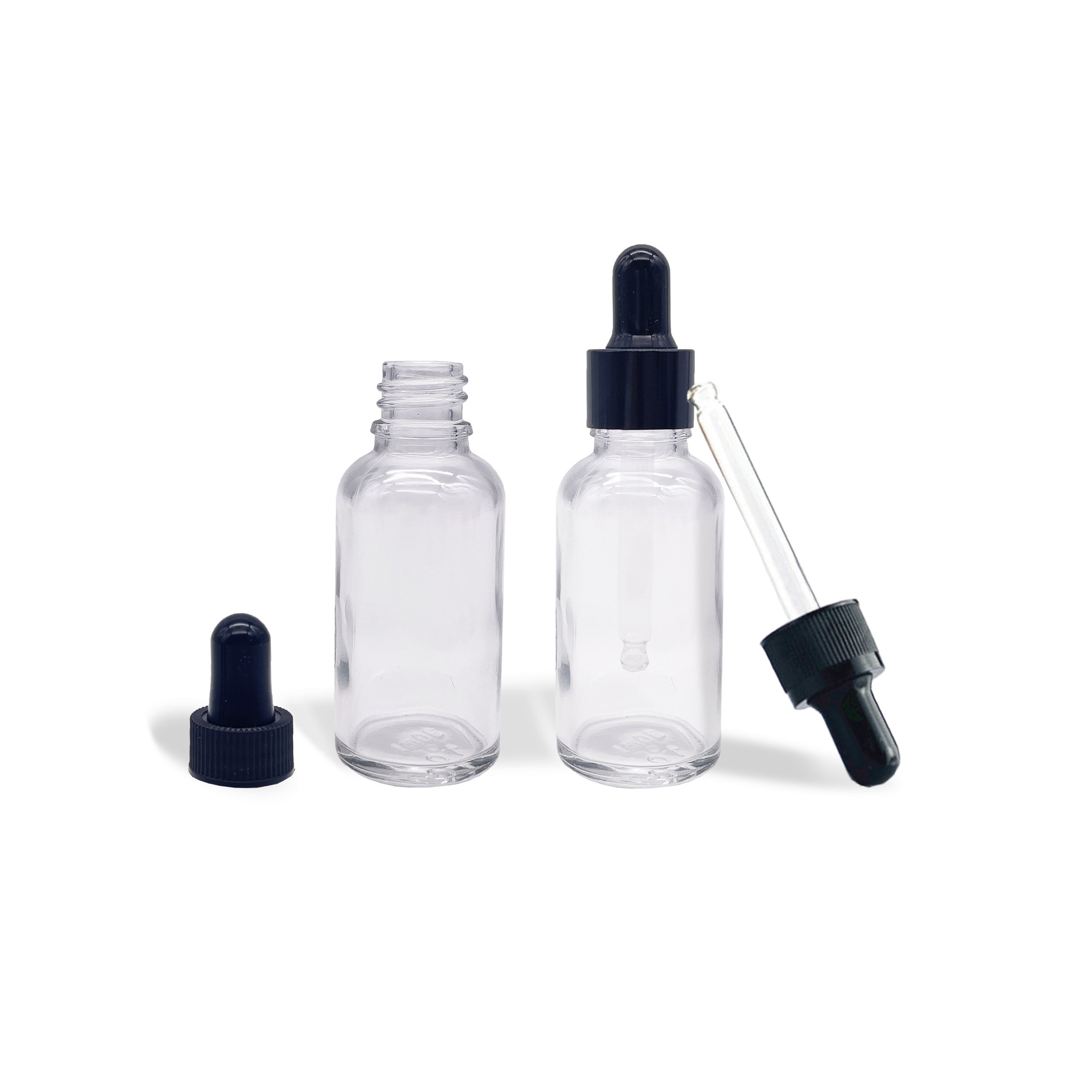 50ml 100ml Clear glass dropper bottle essential oil bottle