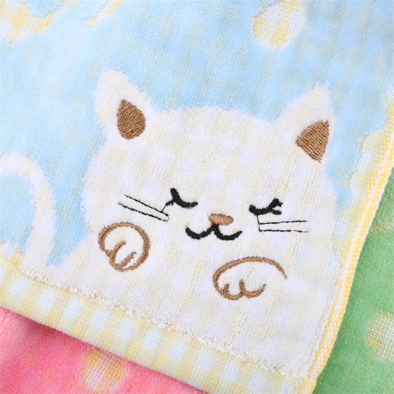 China Supplier Skin-friendly Breathable Woven Cotton Kids Handkerchief
