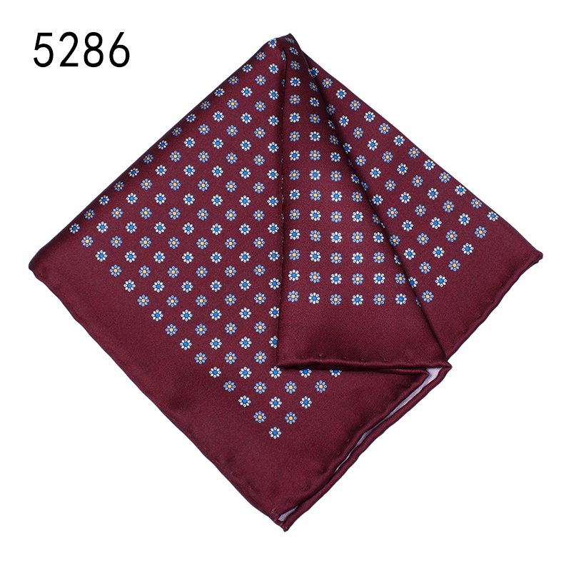 Digital printed pocket squares for men hot sale online pocket squares hand roll handkerchief