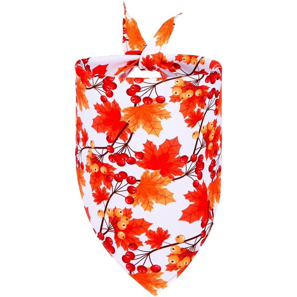 Halloween Thanksgiving Dog Bandana Pet Scarf Handkerchief Bibs Pet Dog Supplies Custom Pet Bandana