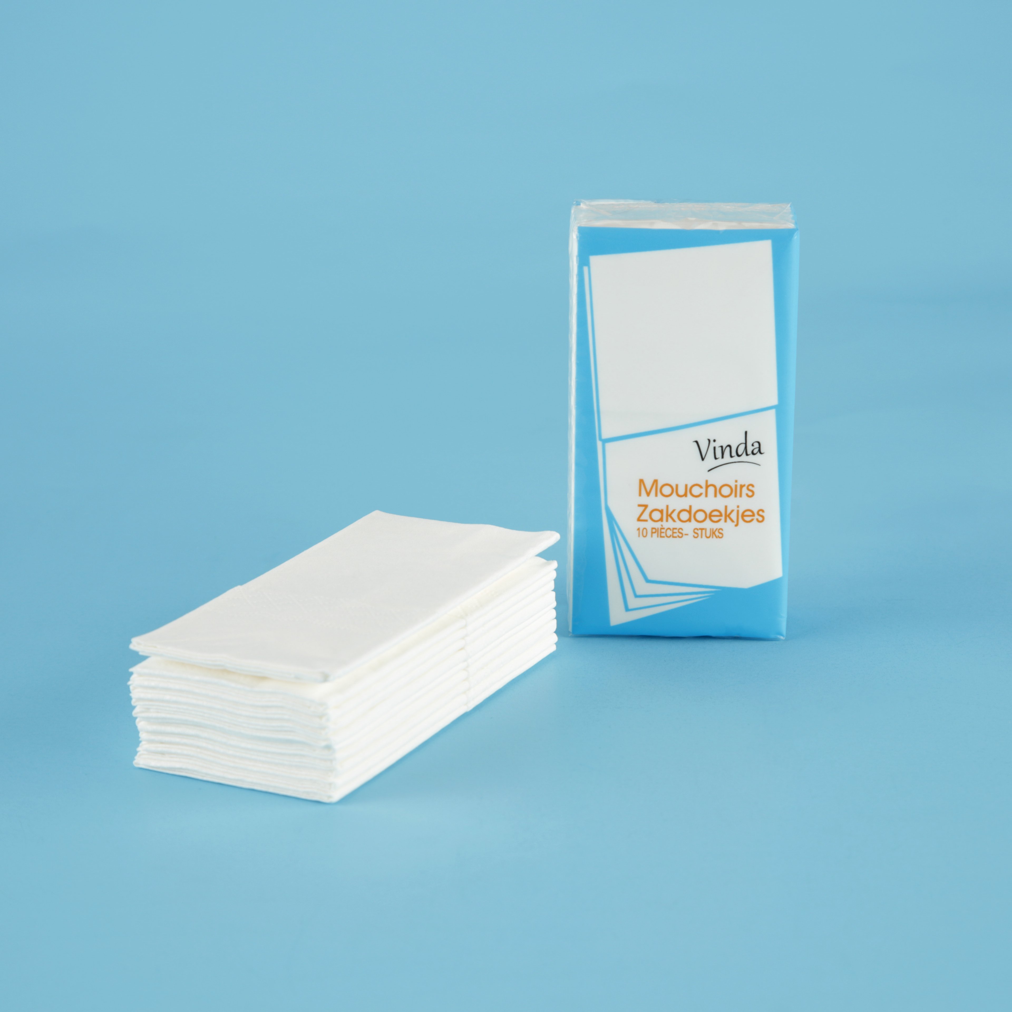 Daily Use Soft Premium Skin-Friendly Cleaner Face Napkin Pocket Tissue Paper Handkerchief Manufacturer Wholesale