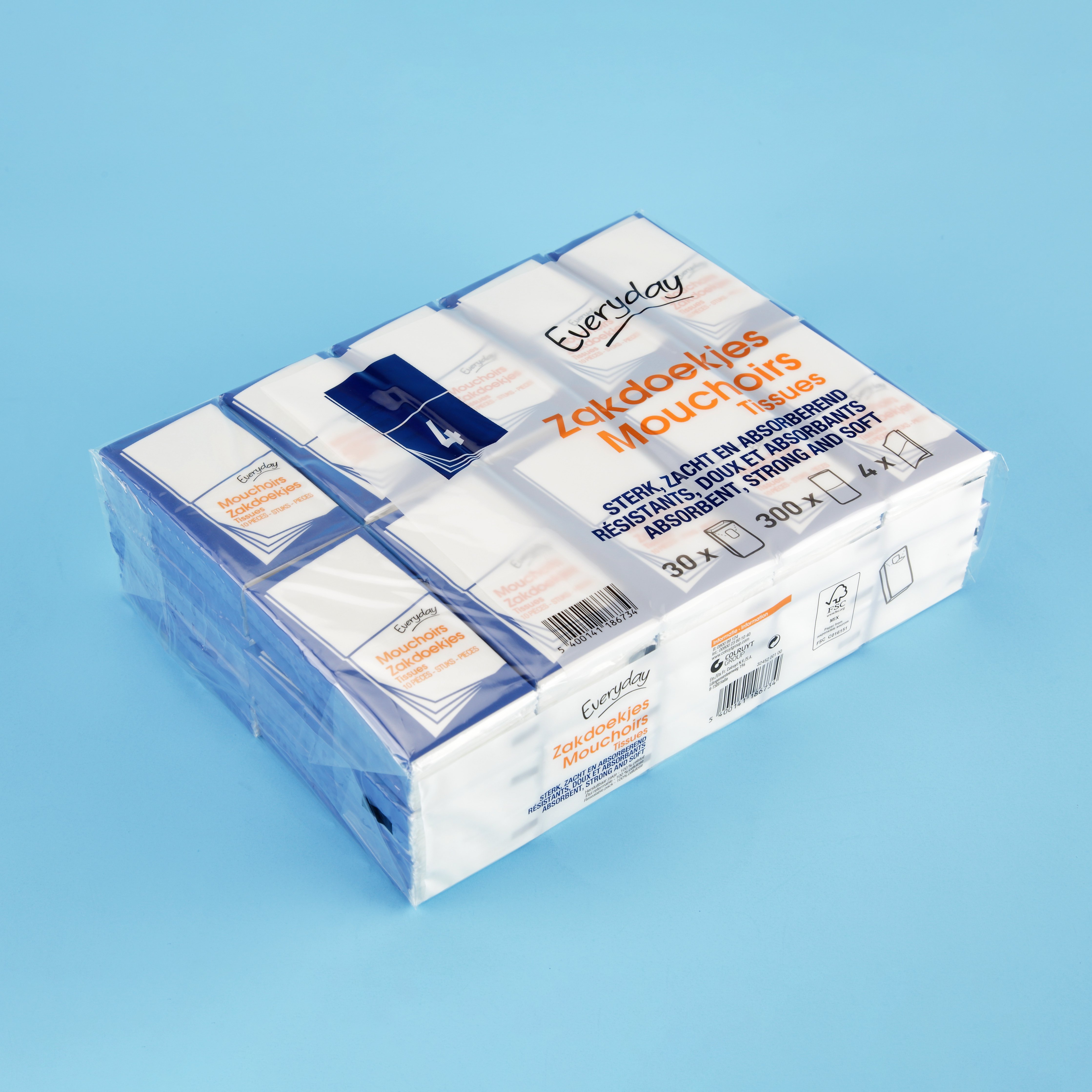 Facial Tissue 4 Layers 10 Pieces Of Portable Pocket Tissue Factory Wholesale Paper Handkerchief Square Napkin