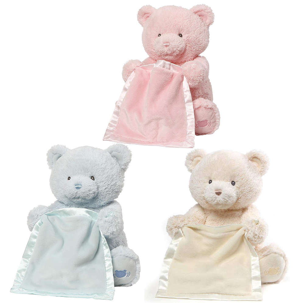 Kawaii Hide And Seek Bear Toy Children's Day Gift Baby Plush Learn To Talk Peekaboo Handkerchief