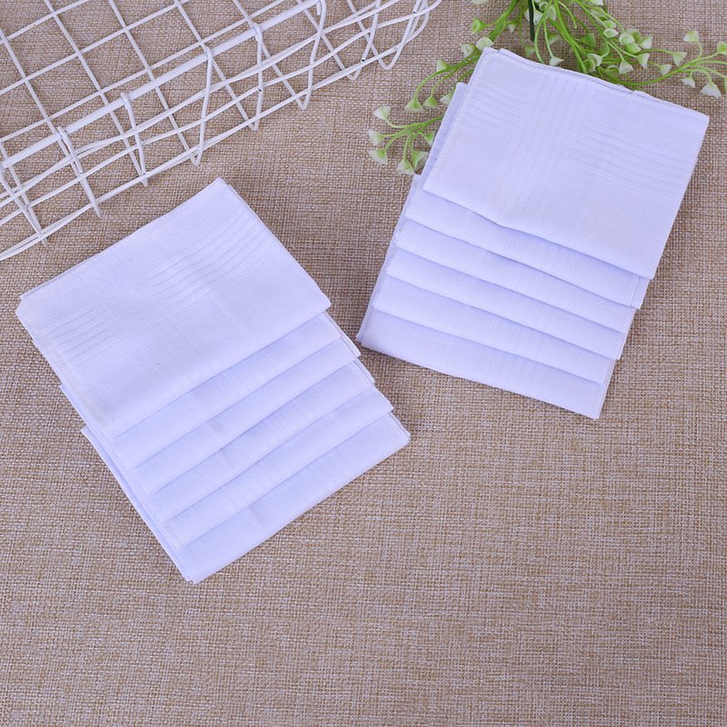 Drop Shipping New Fashion Cotton Handkerchief Pocket Square Hanky For Men